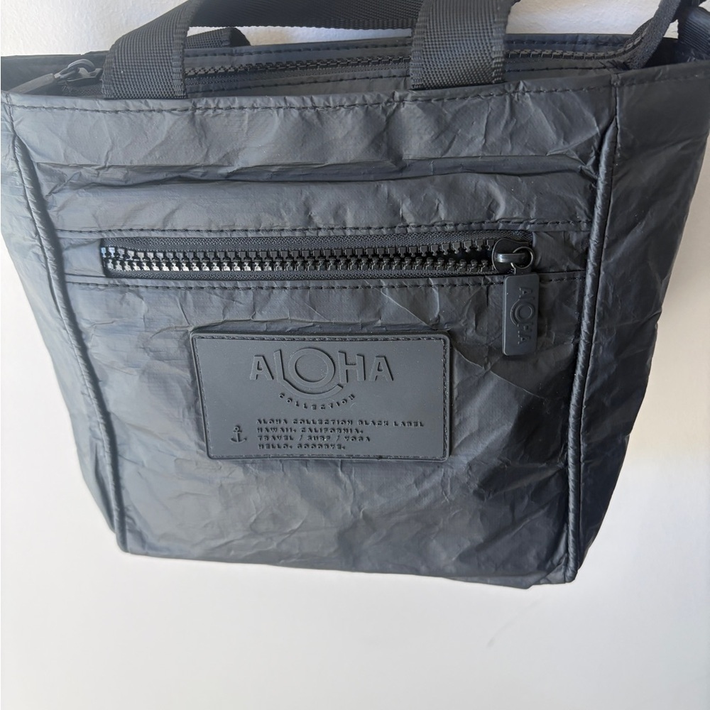 Aloha Collecton Black Crossbody Shoulder Bag